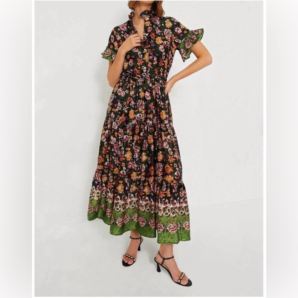 Mille Victoria Dress in Secret Garden Size Medium NO BELT